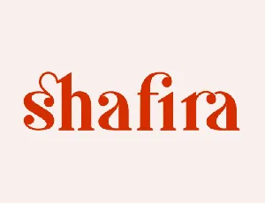 Shafira Typeface font