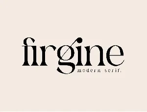 Firgine font