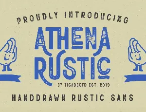 Athena Rustic font