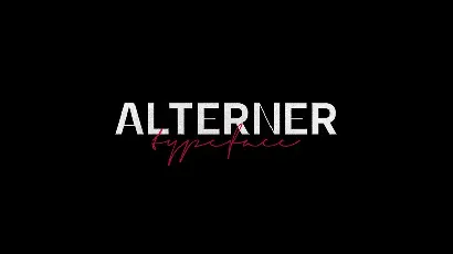 Alterner Sans font