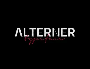 Alterner Sans font