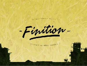 Finition font