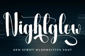 Nightglow Script font