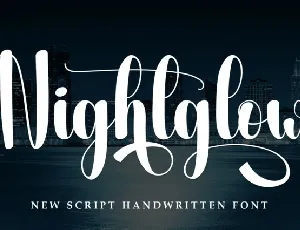 Nightglow Script font