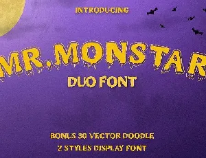 Mr. Monstar font