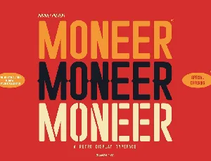 Moneer font