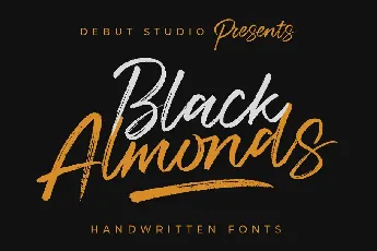 Black Almonds font