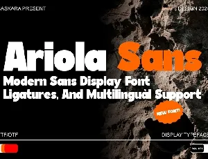 Ariola Sans font