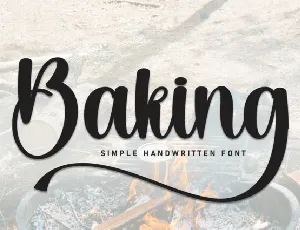 Baking Script font