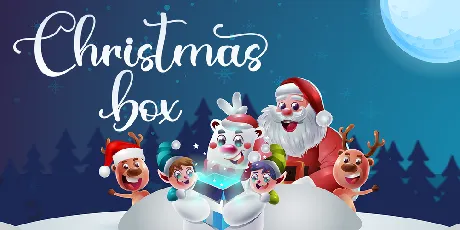 Christmas Bear - Personal Use font