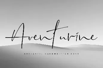 Aventurine font