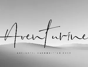 Aventurine font