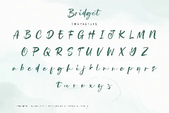 Bridget font