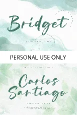 Bridget font