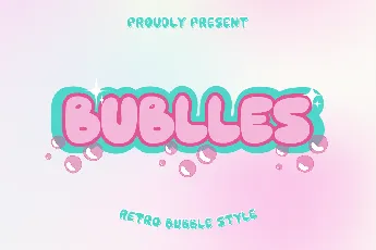 BUBLLES font