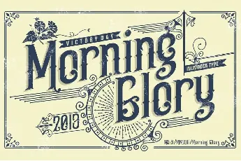 Morning Glory Free font