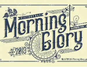 Morning Glory Free font