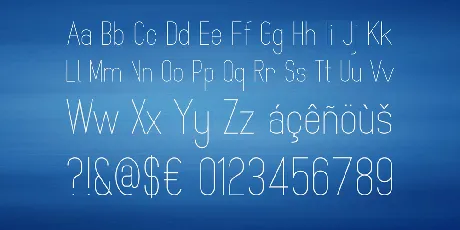 MindBlue font