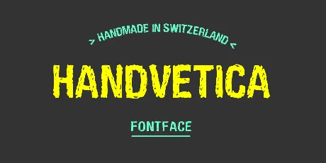 HandVetica font