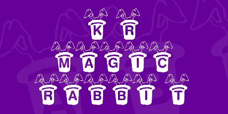 KR Magic Rabbit font