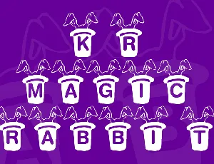 KR Magic Rabbit font