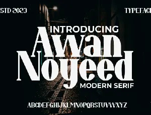 Awan Noyeed font