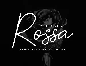 Rossa font