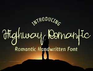 Highway Romantic font