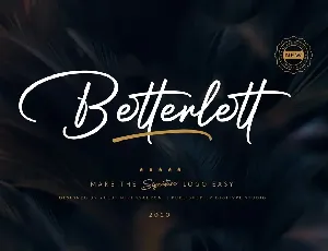 Betterlett font