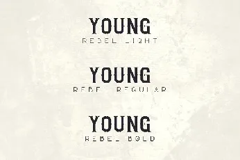 Young Rebel Duo font