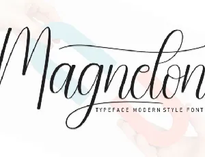 Magneton Script font