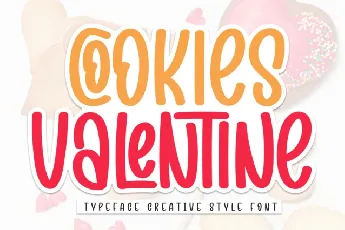 Cookies Valentine Display font