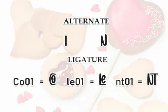 Cookies Valentine Display font