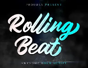 Rolling Beat font