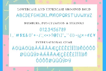 SNOOPOD Demo font