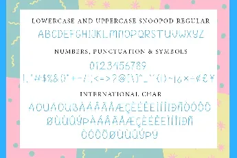 SNOOPOD Demo font