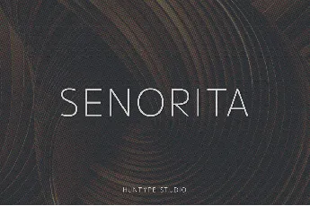 Senorita font