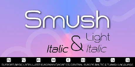 Smush font