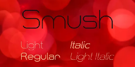 Smush font