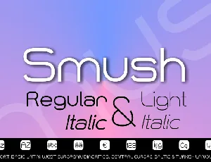 Smush font