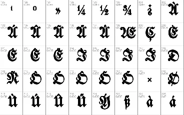 Walbaum Fraktur font