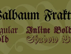 Walbaum Fraktur font