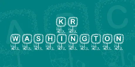 KR Washington font