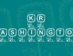 KR Washington font