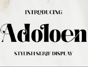 Adoloen font