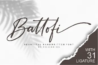 Battofi font