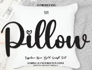 Pillow Script font