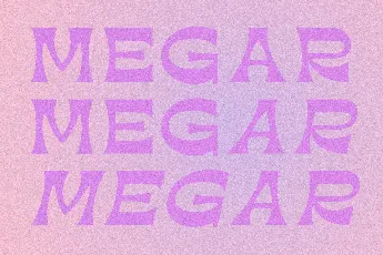 MegarFreePersonalUse font