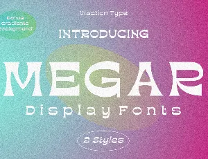 MegarFreePersonalUse font