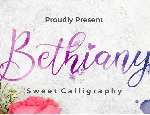 Bethiany font